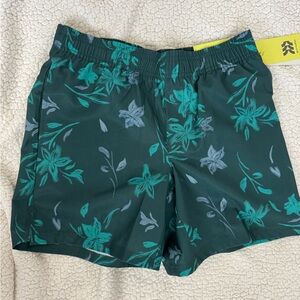 All in Motion Teal and Green Active Shorts